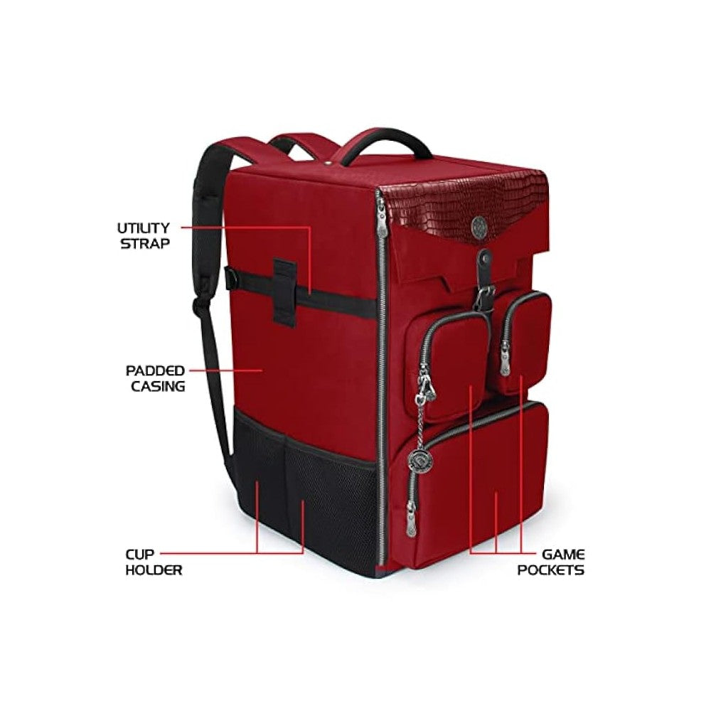 ENHANCE Board Games & Puzzles Board Game Backpack Collector's Edition - Red