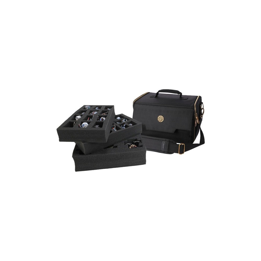 ENHANCE Tabletop Wide Base Miniature Figure Satchel - Black