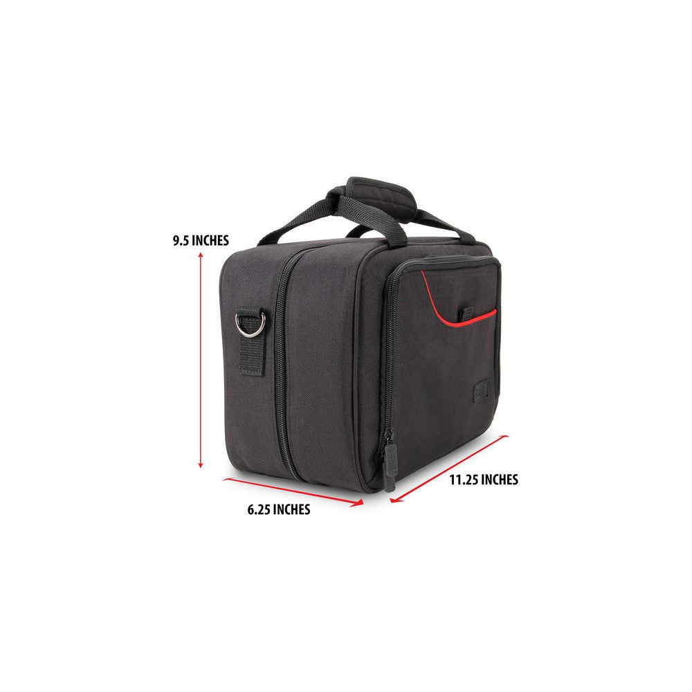 USA Gear Nintendo Switch and Accessory Case with Shoulder Strap - Red