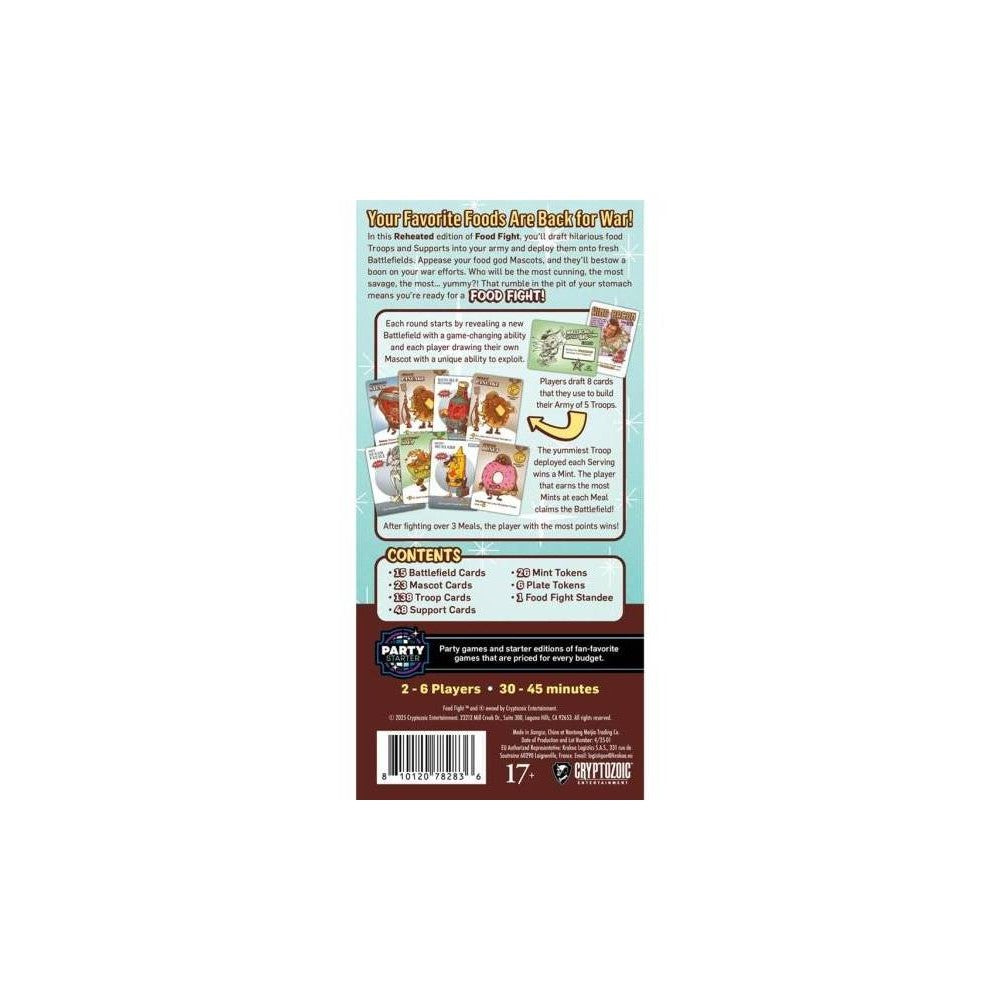Cryptozoic: Food Fight: Reheated - Card Game