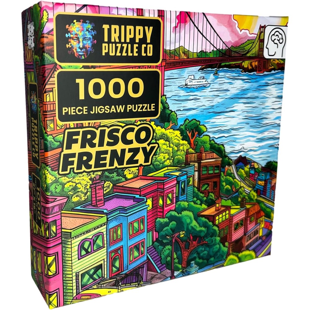 Trippy Puzzles - 1000 Piece Jigsaw Frisco Frenzy