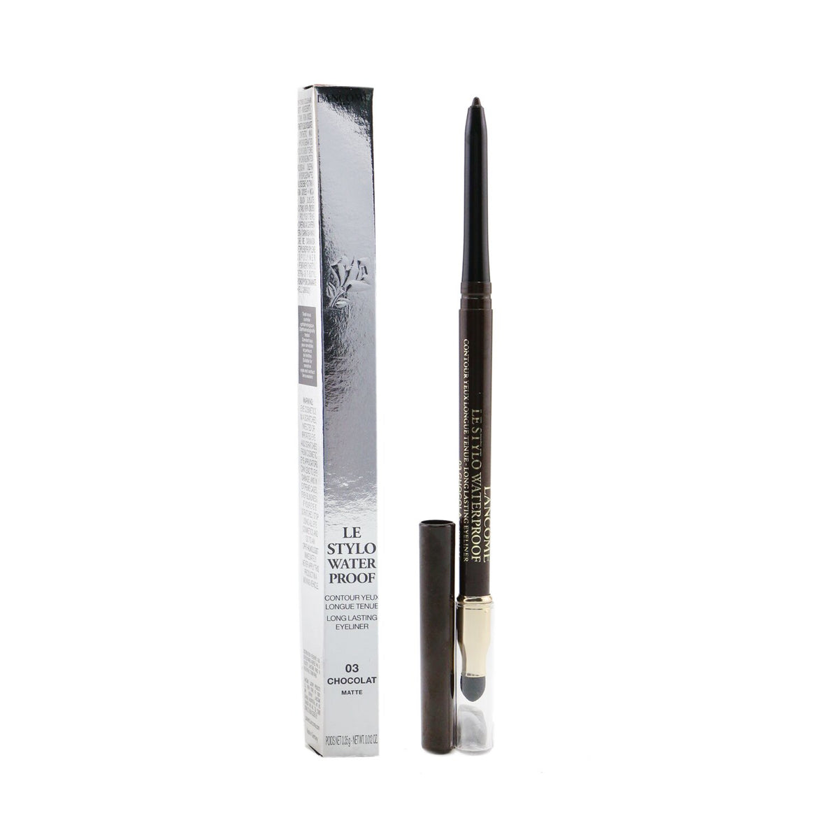 Lancome - Le Stylo Waterproof Eyeliner - # 03 Chocolat (Matte) - 0.35g/0.012oz