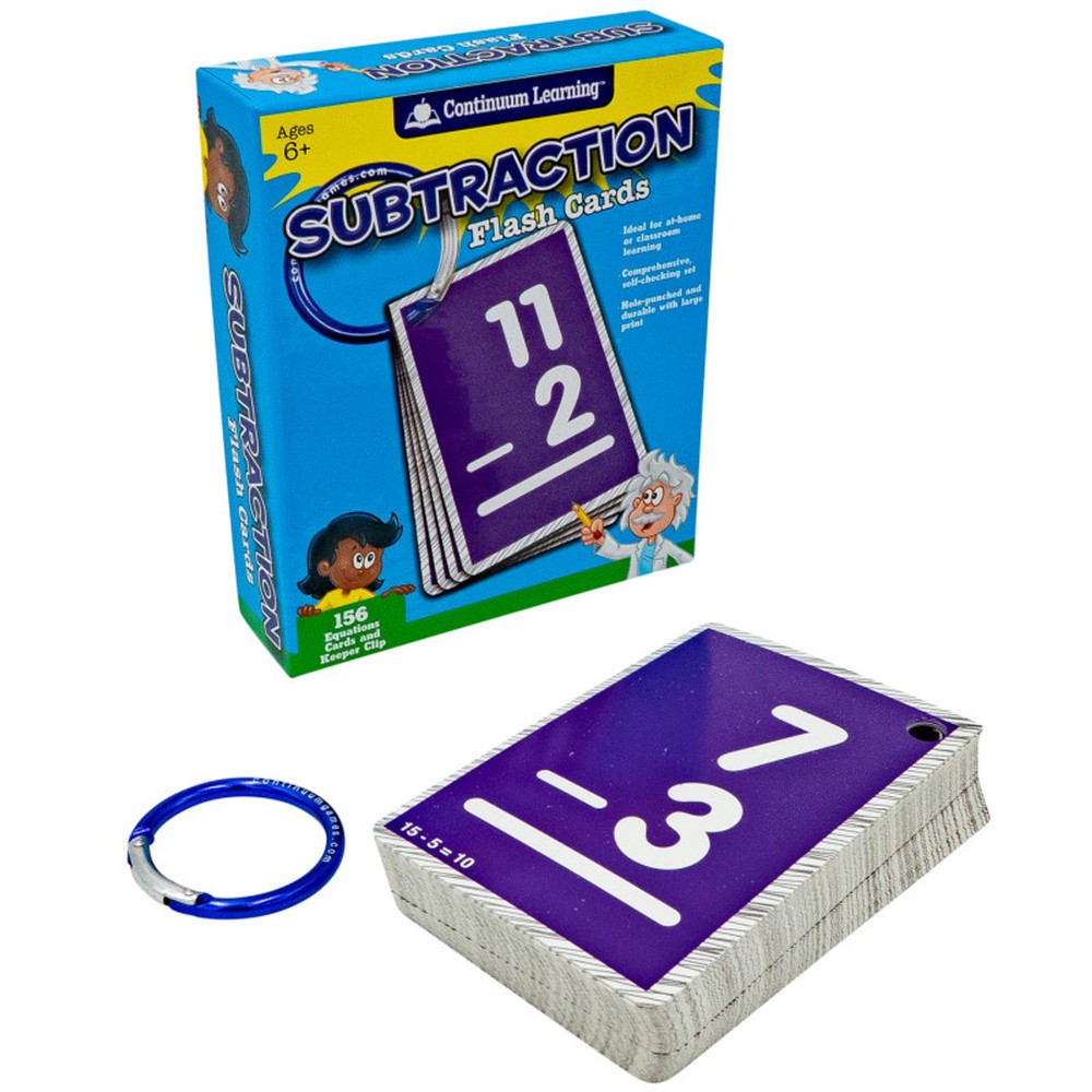 Flash Cards Subtraction - Board Game