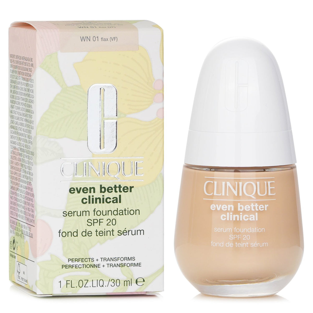 Clinique - Even Better Clinical Serum Foundation SPF 20 - # WN 01 Flax - 30ml/1