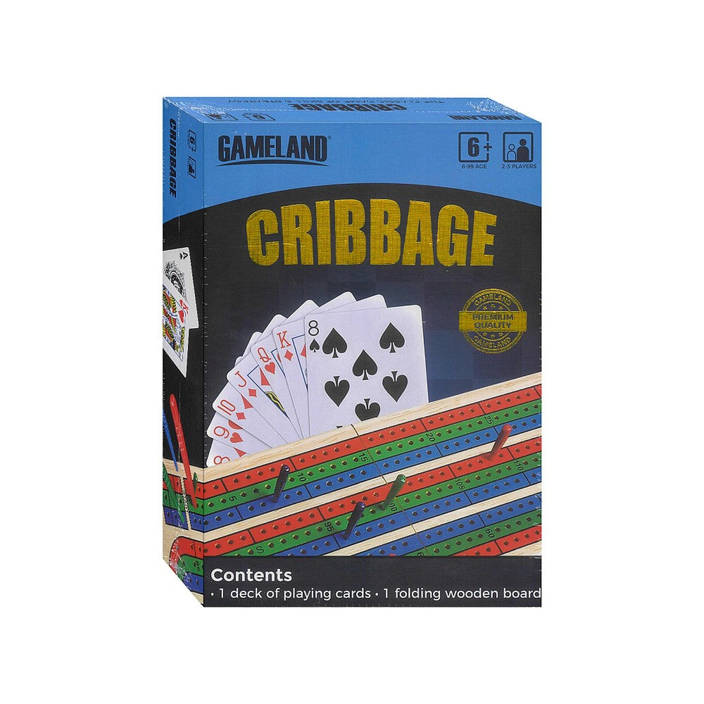 Gameland Cribbage - 3 Track with Cards