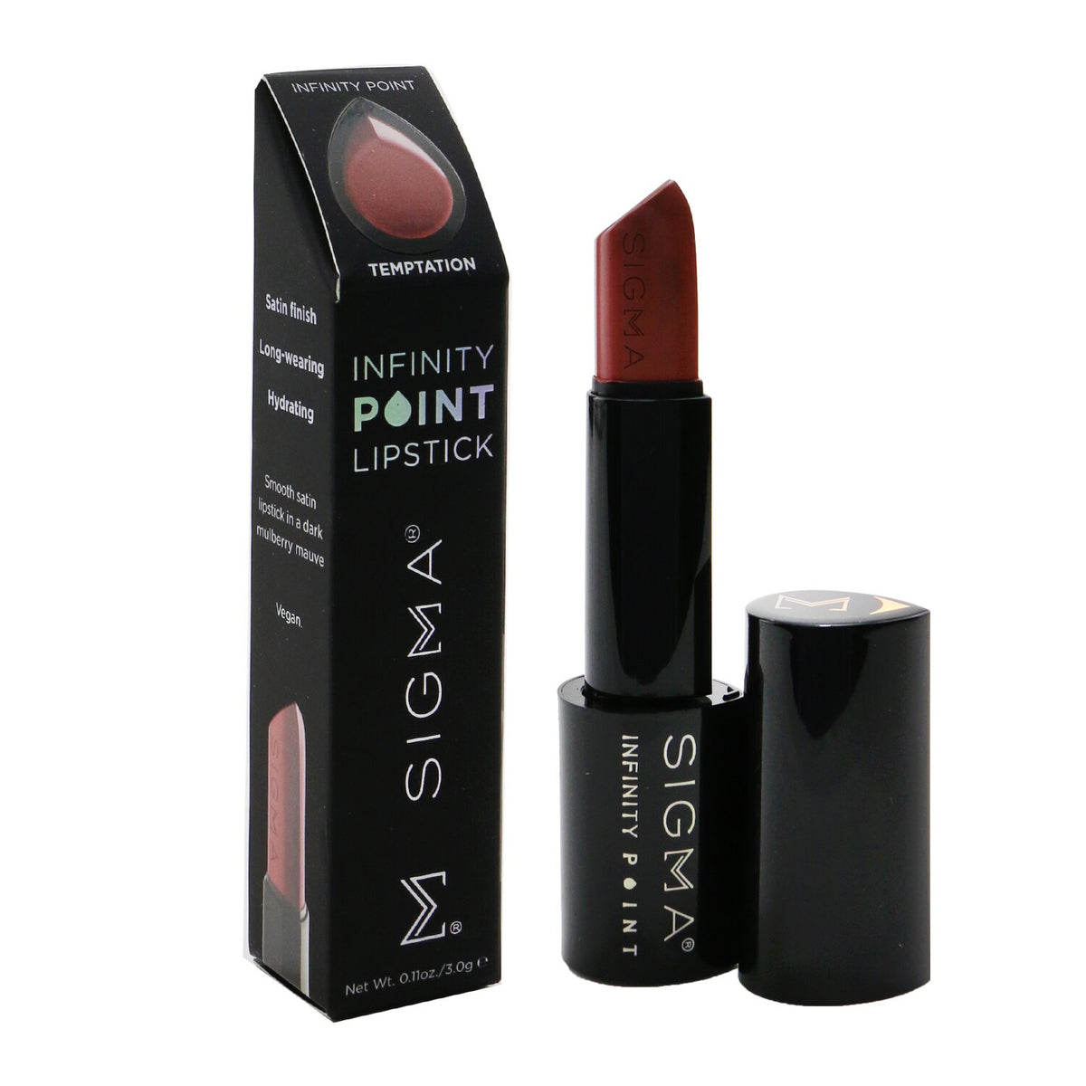 Sigma Beauty - Infinity Point Lipstick - # Temptation - 3g/0.11oz