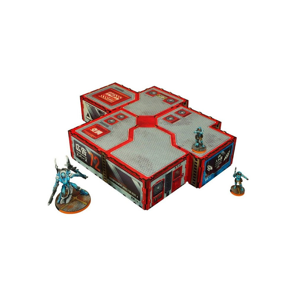 Micro Art Studio - Infinity Scenery - Kokkyo-3 Commercial Hub PREPAINTED (red)