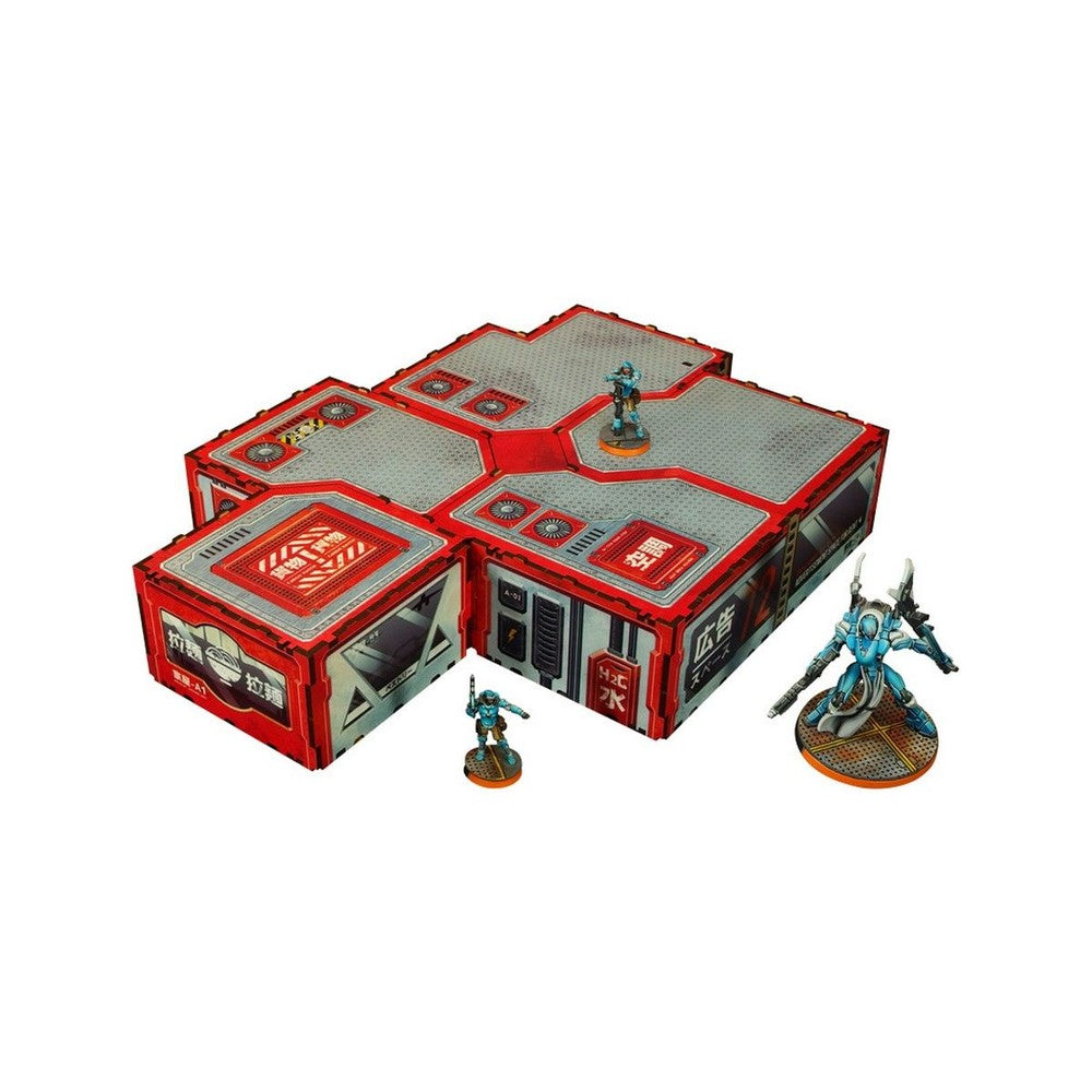 Micro Art Studio - Infinity Scenery - Kokkyo-3 Commercial Hub PREPAINTED (red)