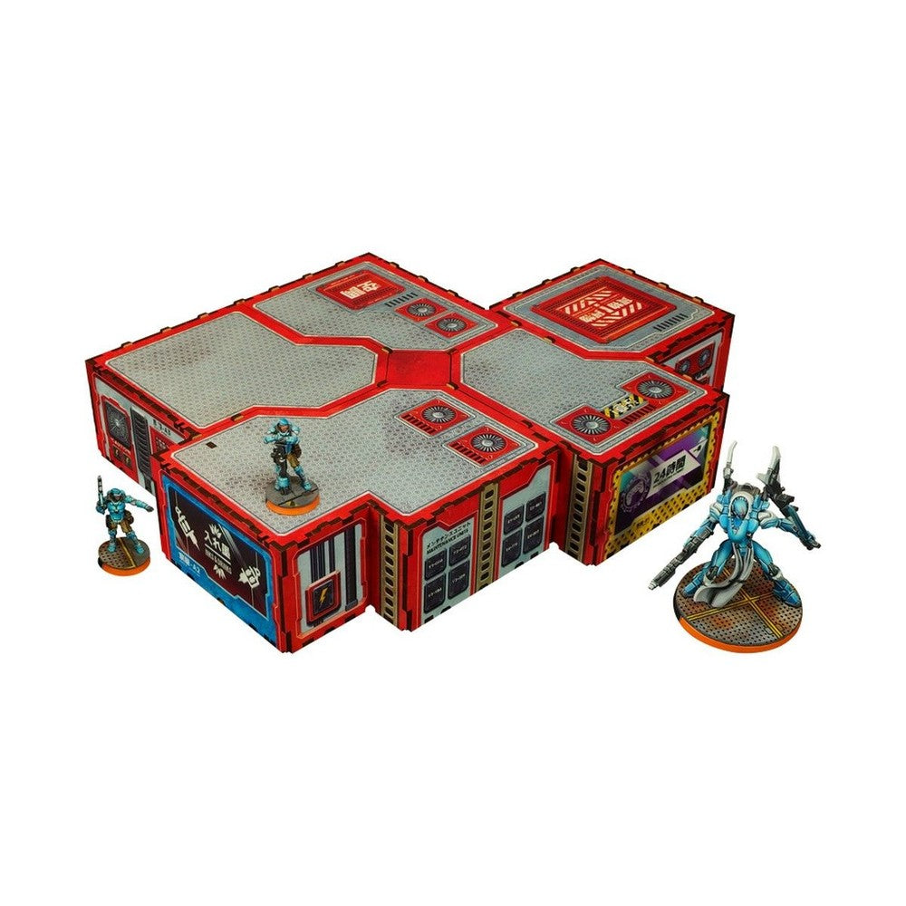 Micro Art Studio - Infinity Scenery - Kokkyo-3 Commercial Hub PREPAINTED (red)