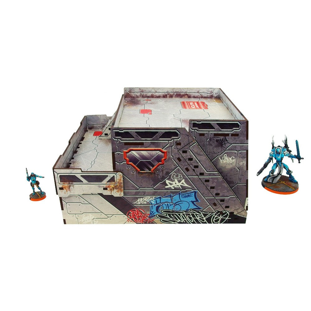 Micro Art Studio - Infinity Scenery - Precinct Sigma Fort (1) PREPAINTED (grey)