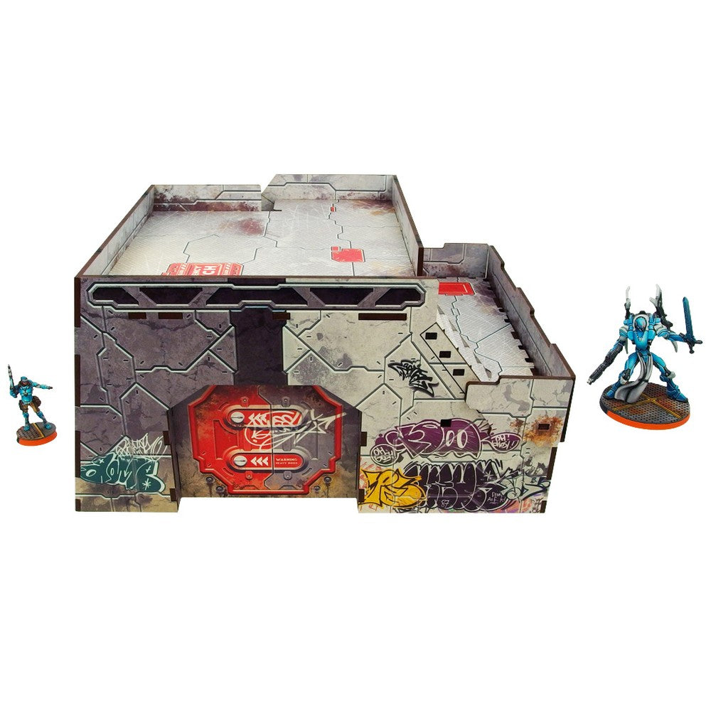 Micro Art Studio - Infinity Scenery - Precinct Sigma Fort (1) PREPAINTED (grey)