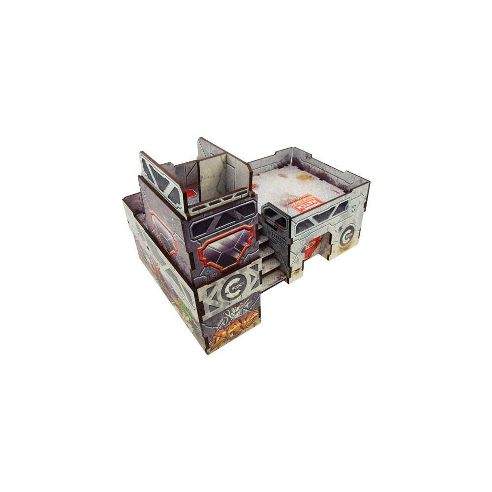 Micro Art Studio - Infinity Scenery - Precinct Sigma Post (1) PREPAINTED (grey)