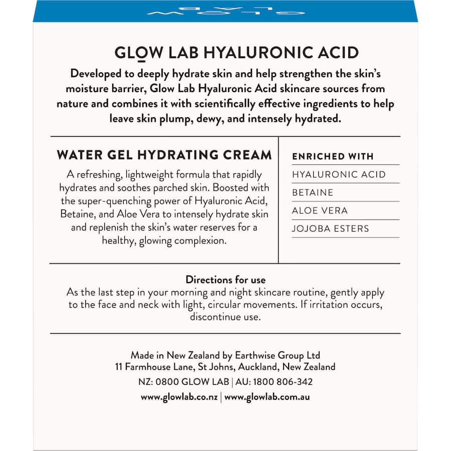 Glow Lab Water Gel Hydrating Cream  50g