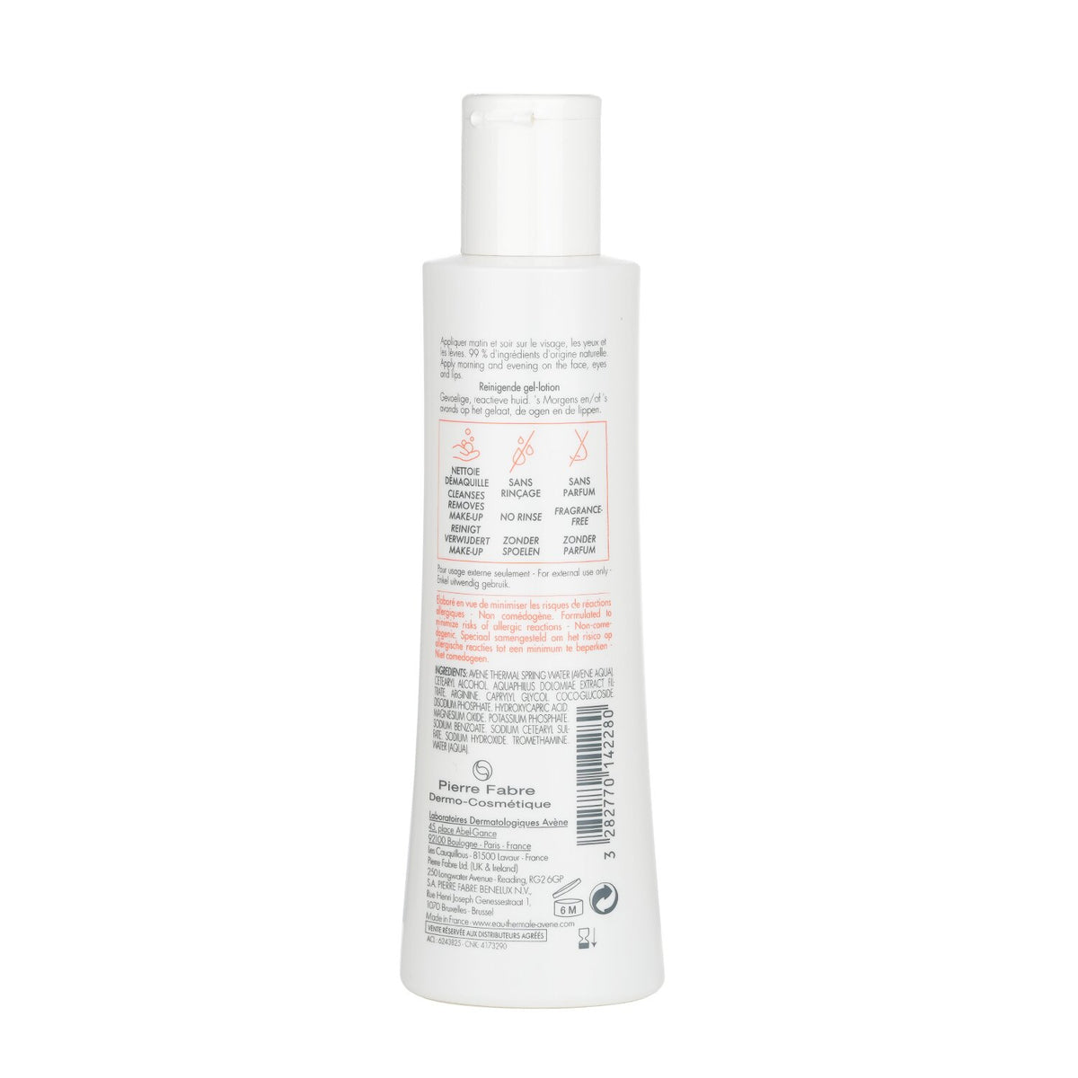 Avene - Tolerance Extremely Gentle Cleanser (Face & Eyes) - For Sensitive to Rea