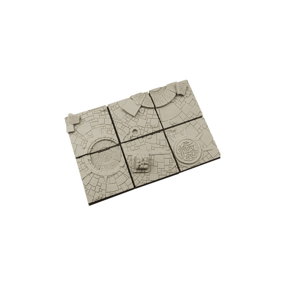 Micro Art Studio - Resin Square/Rectangular Bases - Arcane Bases 40x40mm (4)