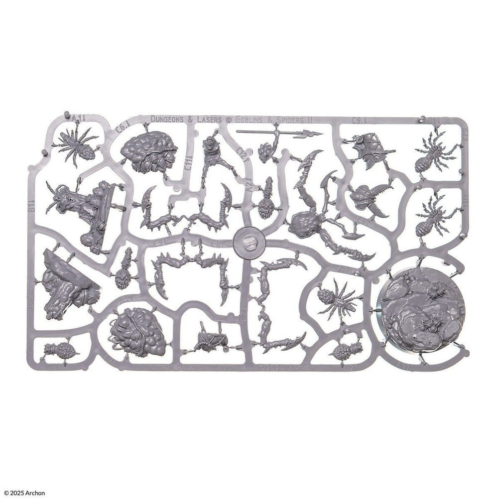 Dungeons & Lasers: Miniatures - Cave Spiders