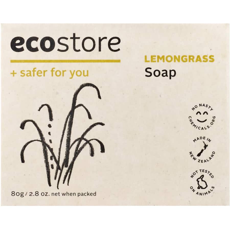 Ecostore Soap Lemongrass Bar 80g