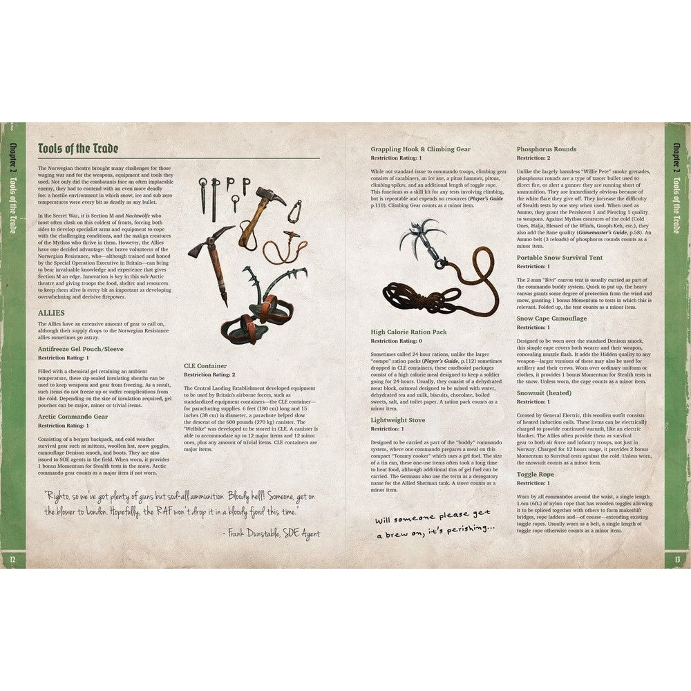 Achtung! Cthulhu 2d20 RPG - The Norway Projekt (Supplement)