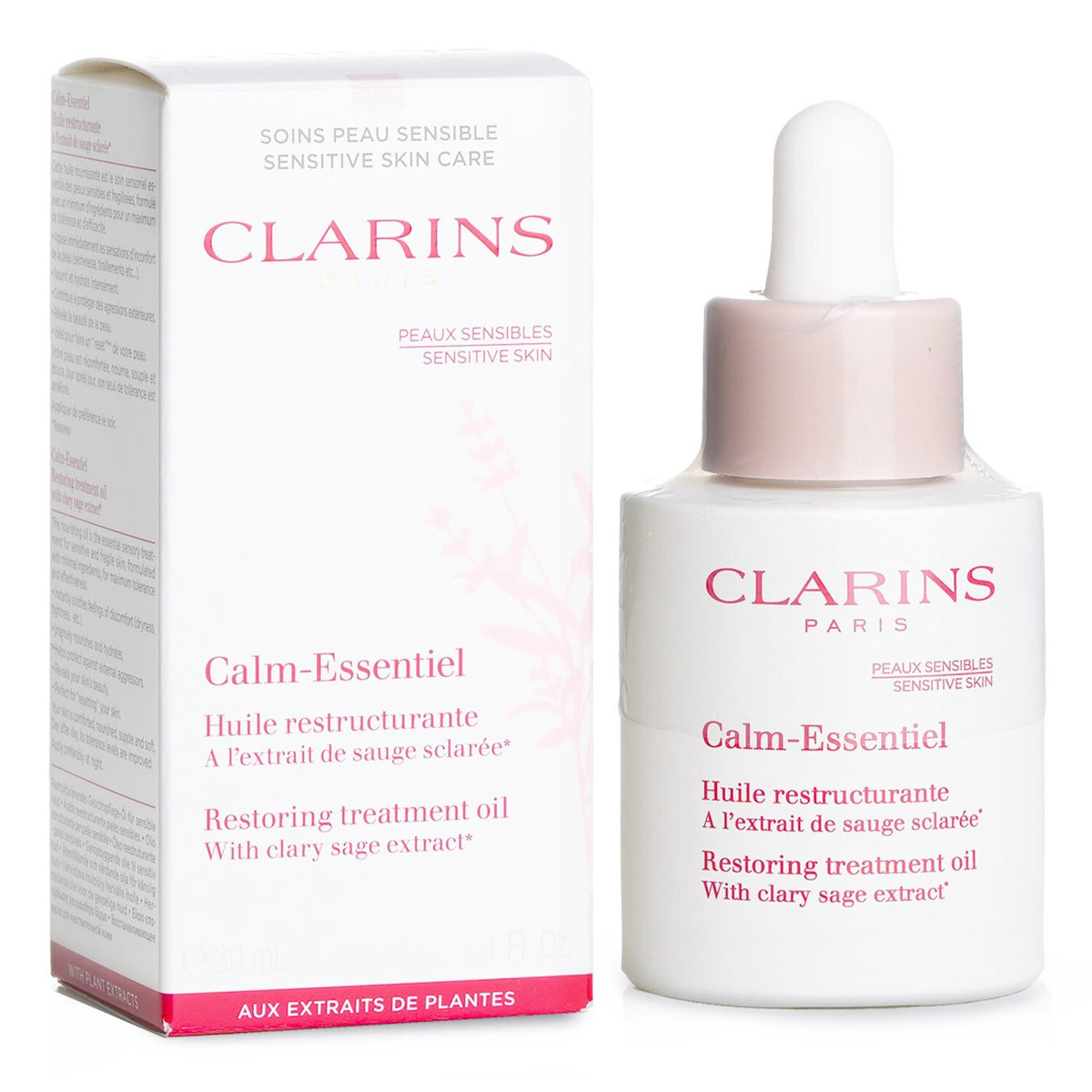 Clarins - Calm-Essentiel Restoring Treatment Oil - Sensitive Skin - 30ml/1oz