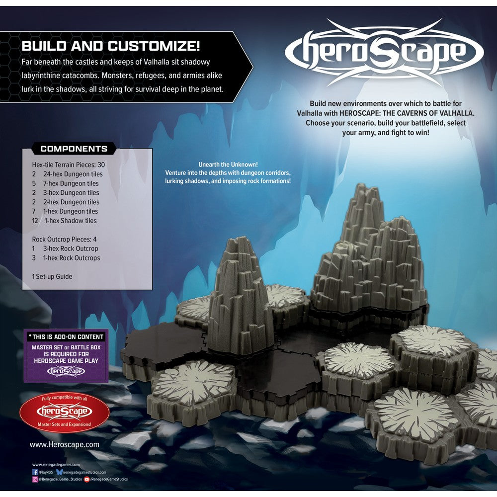 Heroscape - The Caverns of Valhalla Terrain Expansion