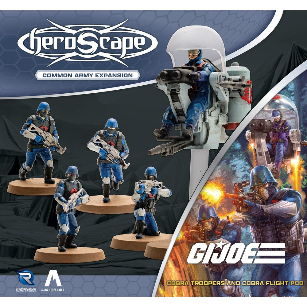 Heroscape - G.I. Joe - COBRA Troopers and COBRA Flight Pod Army Expansion