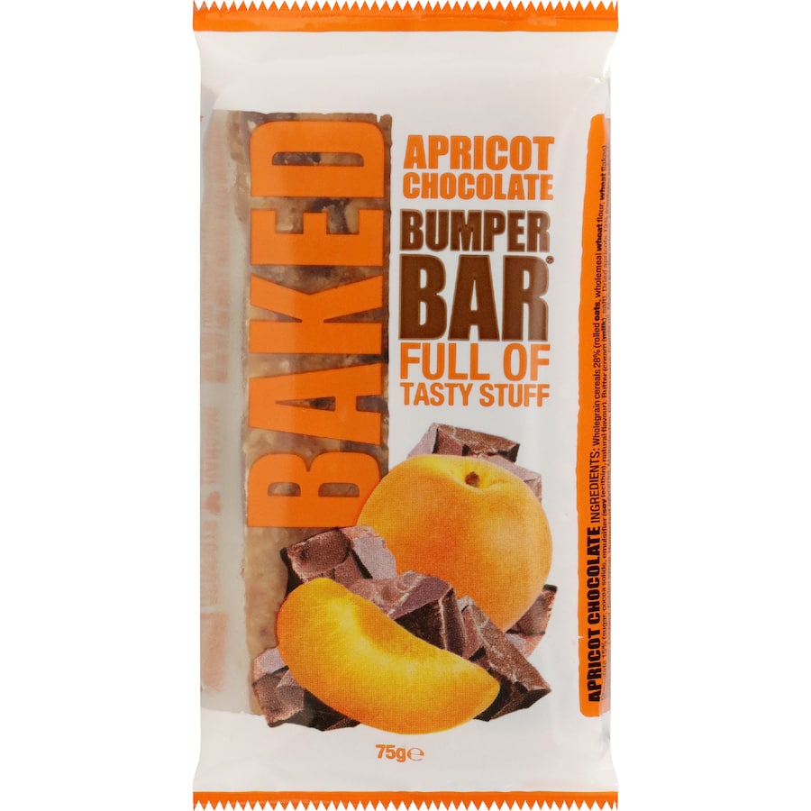 Cookietime Bumper Bars Muesli Slice Apricot & Chocolate 80g