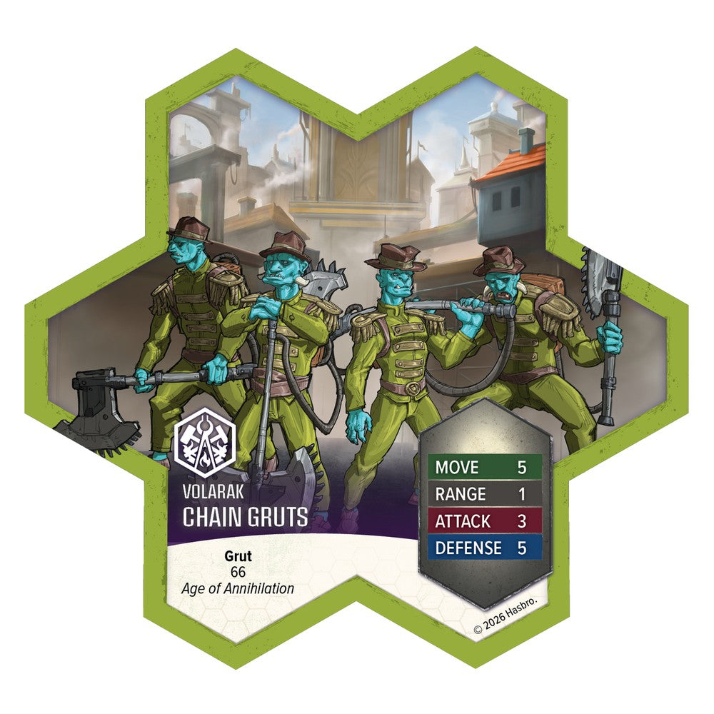 Heroscape - Chain Gruts and Ramosaur Rider Army Expansion