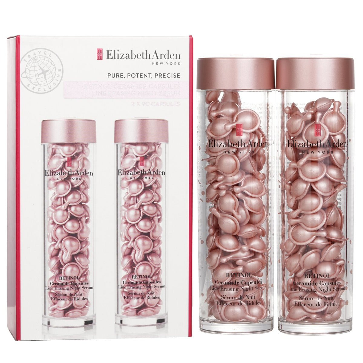 Elizabeth Arden - Ceramide Retinol Capsules - Line Erasing Night Serum Duo - 2x