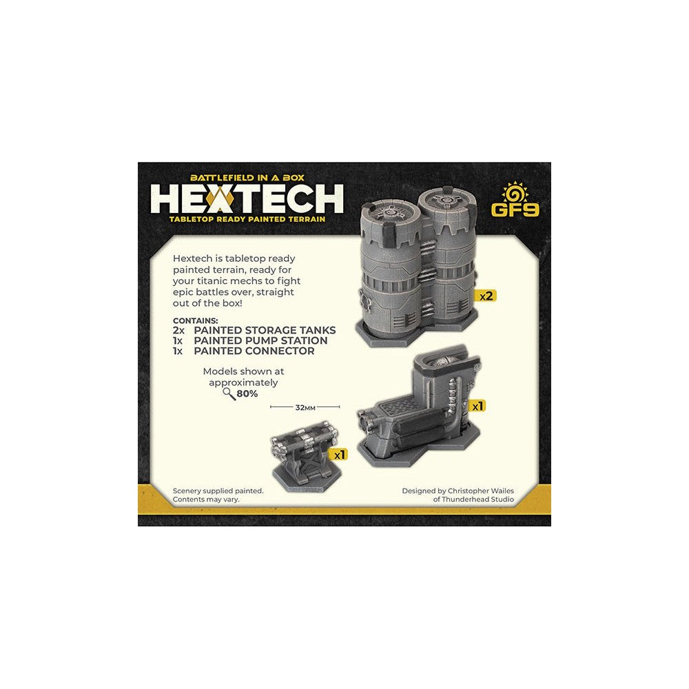 Hextech Terrain: Industrial Fluidworks - Small Storage Tanks