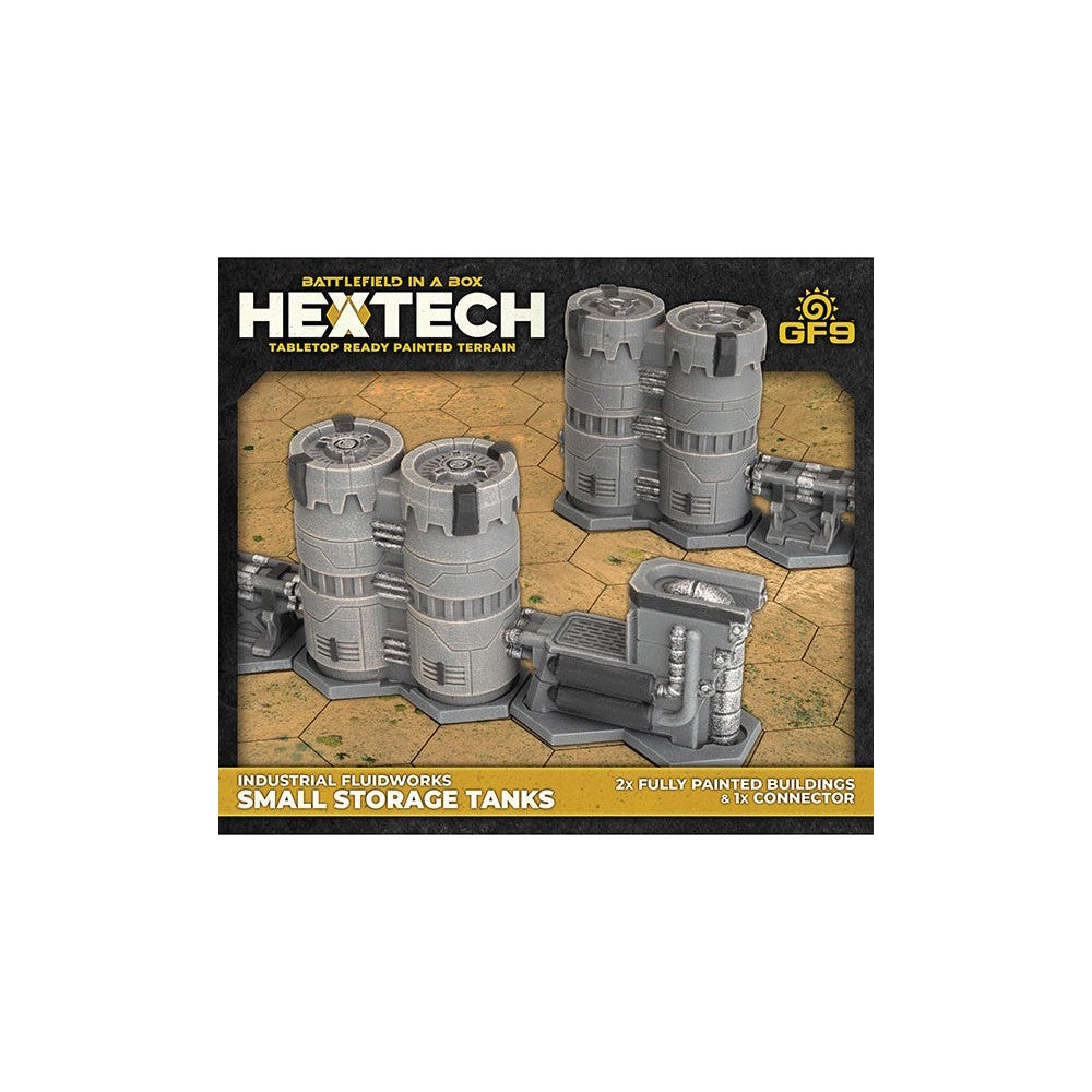 Hextech Terrain: Industrial Fluidworks - Small Storage Tanks