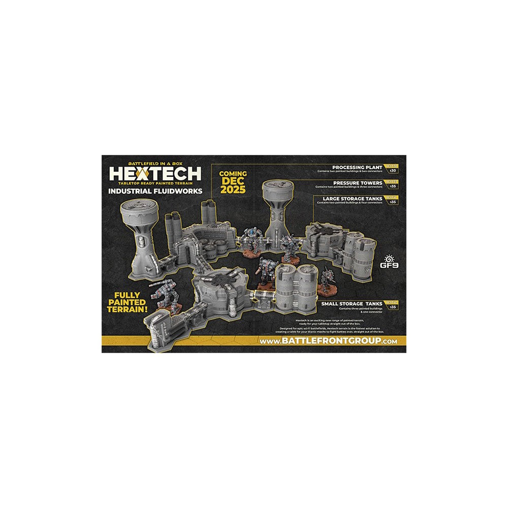 Hextech Terrain: Industrial Fluidworks - Large Storage Tanks