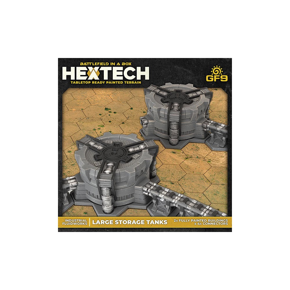 Hextech Terrain: Industrial Fluidworks - Large Storage Tanks