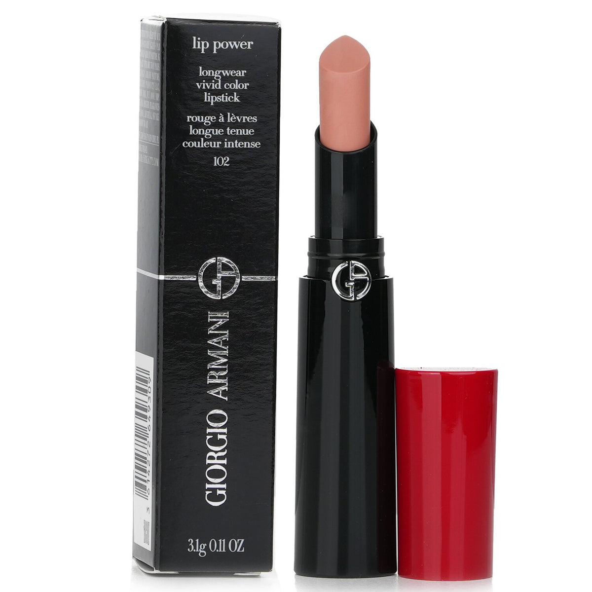 Giorgio Armani - Lip Power Longwear Vivid Color Lipstick - # 102 Romanza - 3.1g