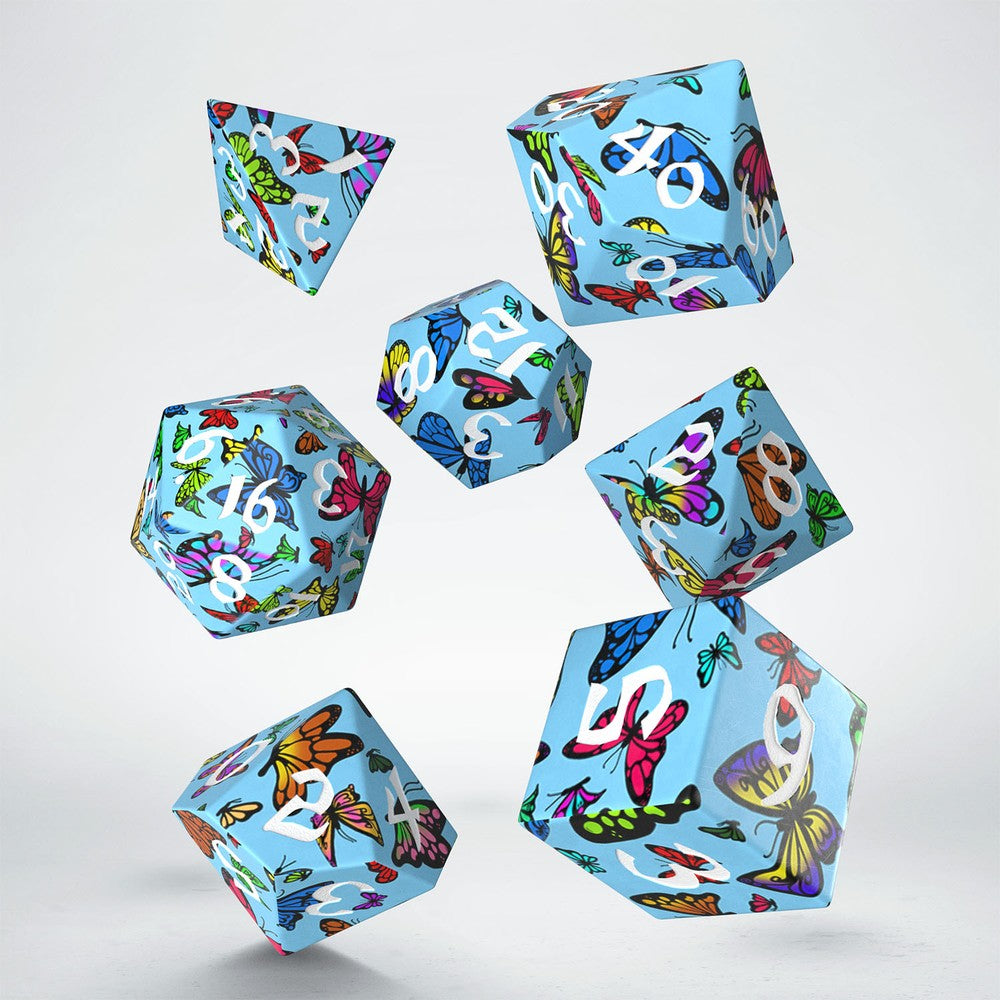 Q Workshop - Full Art Dice Set: Butterfly