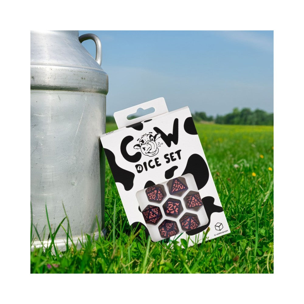 Q Workshop - Cow Dice Set: RaMOOna