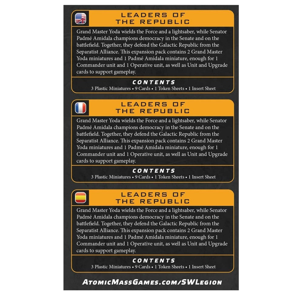 Star Wars: Legion - Leaders of the Republic