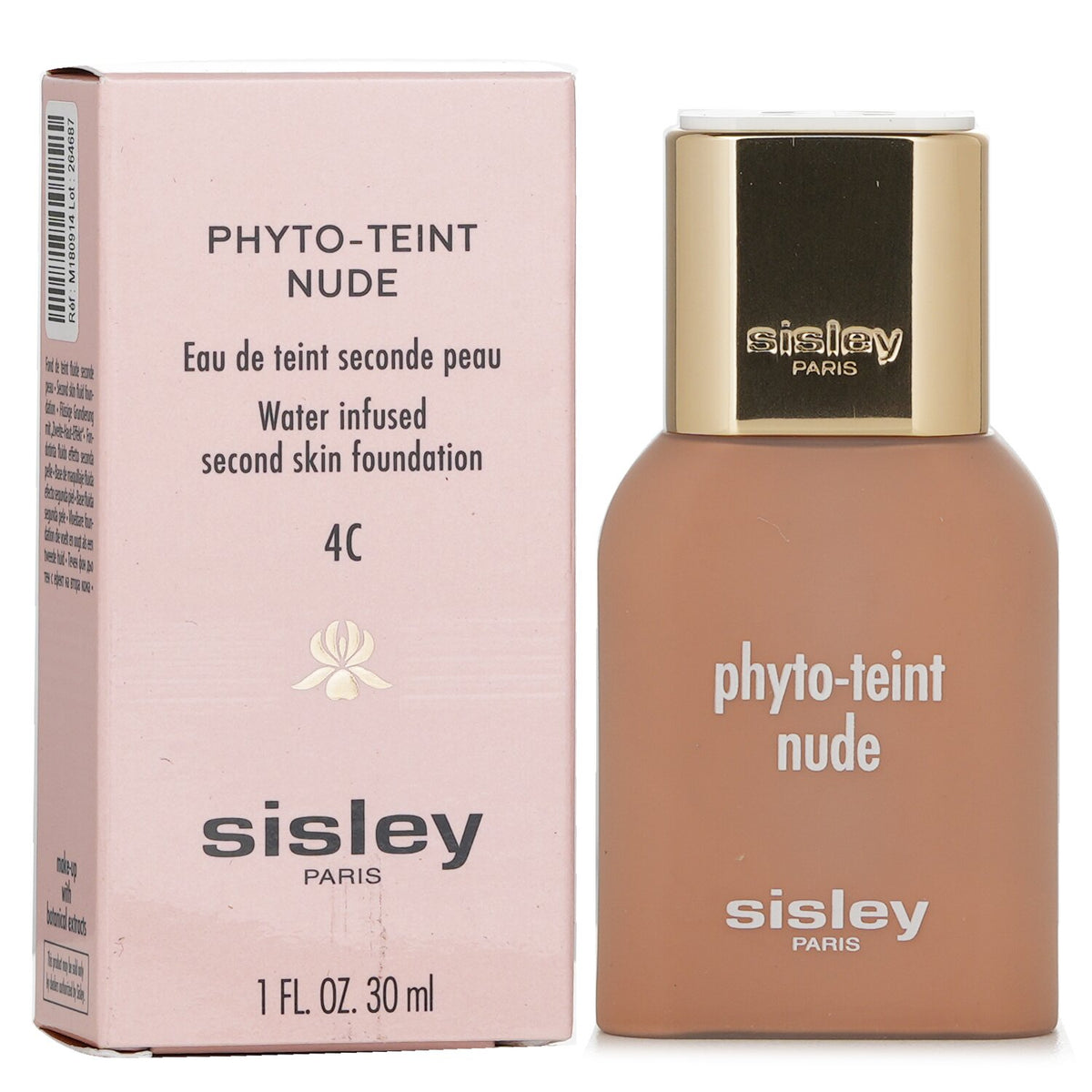 Sisley Phyto Teint Nude Water Infused Second Skin Foundation -# 4C Honey 30ml/1