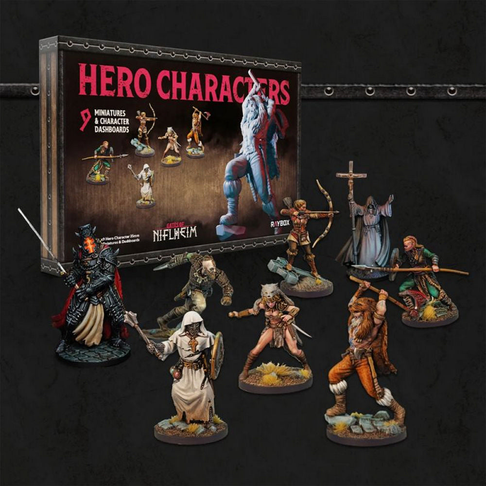 Raybox Games: Gates of Nifleheim Hero Miniatures Set
