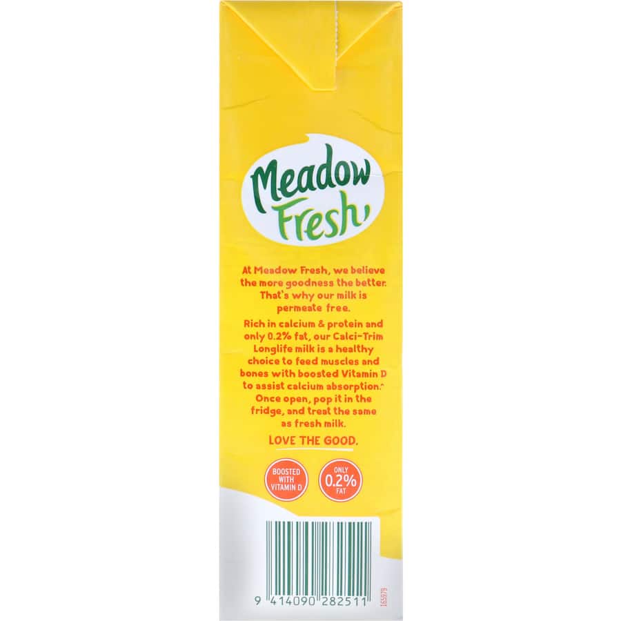 Meadow Fresh Calci Trim Milk Uht carton 1L