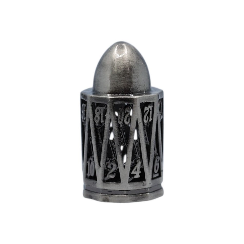 LPG Dice Bullet RPG Set Silver