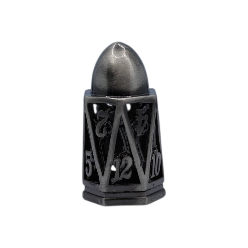 LPG Dice Bullet RPG Set Silver