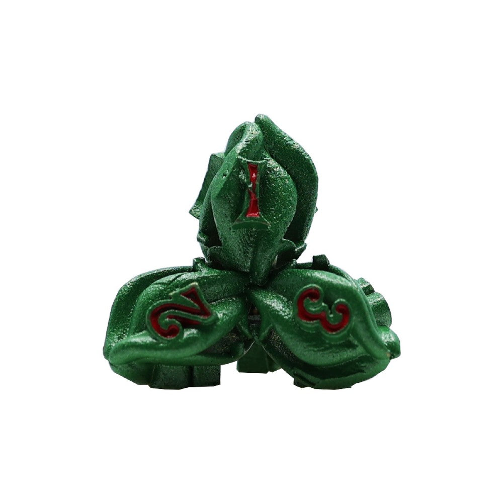 LPG Dice Leaf RPG Set Green/Red