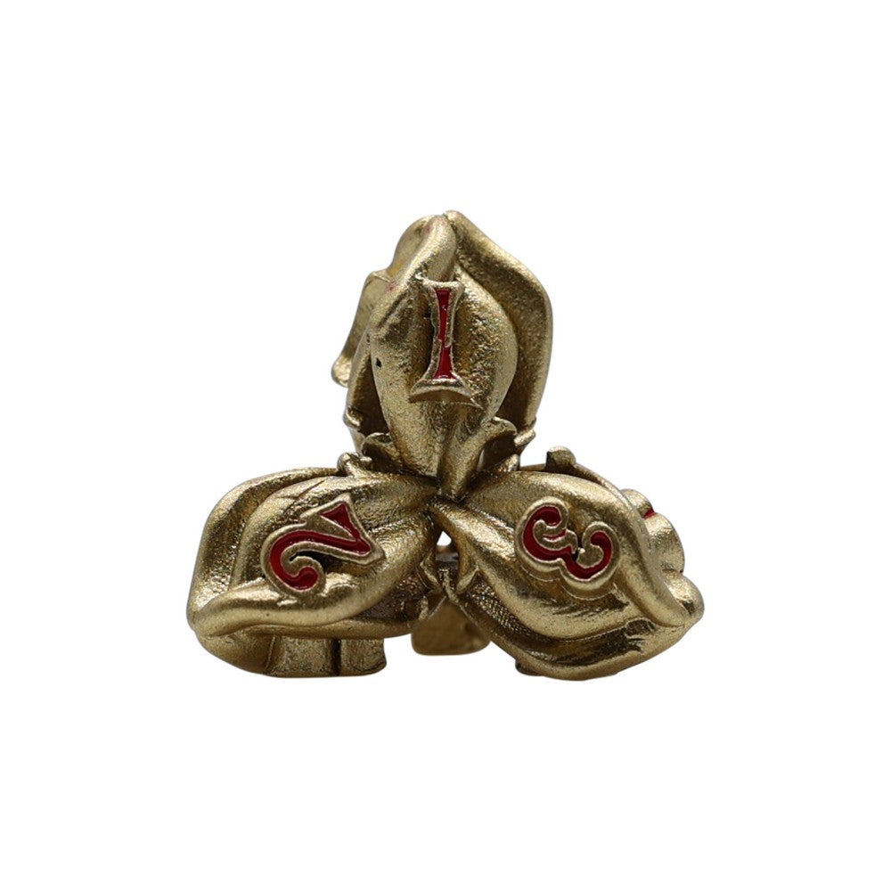 LPG Dice Leaf RPG Set Gold/Red