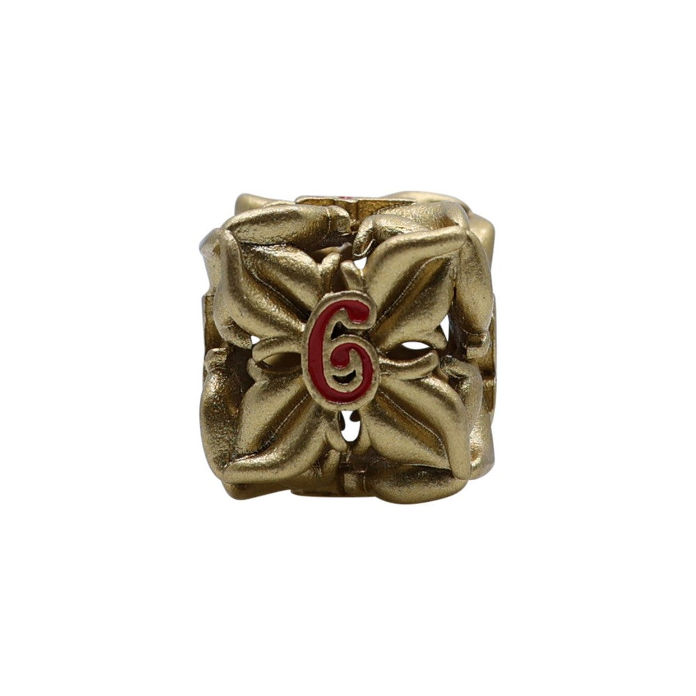 LPG Dice Leaf RPG Set Gold/Red