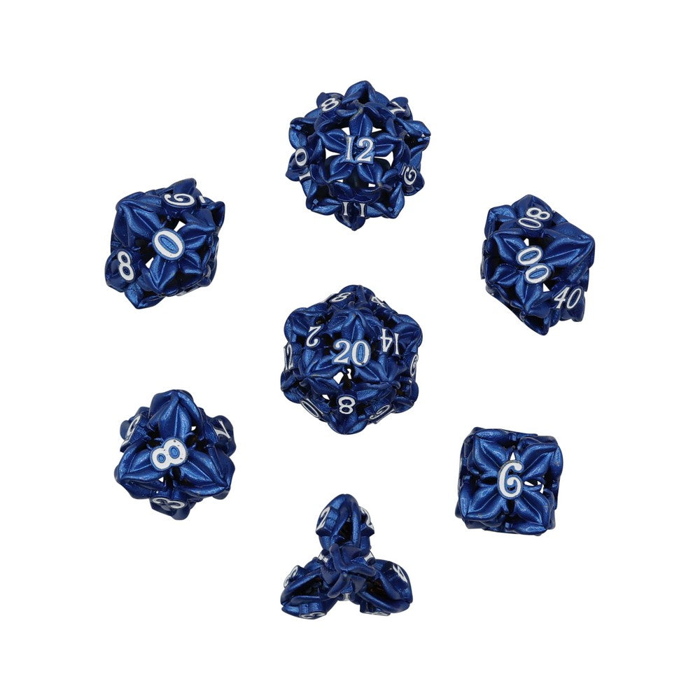 LPG Dice Leaf RPG Set Blue/White