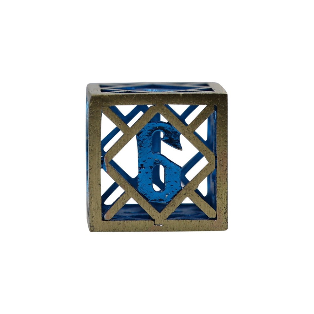 LPG Dice Diamond RPG Set Gold/Blue