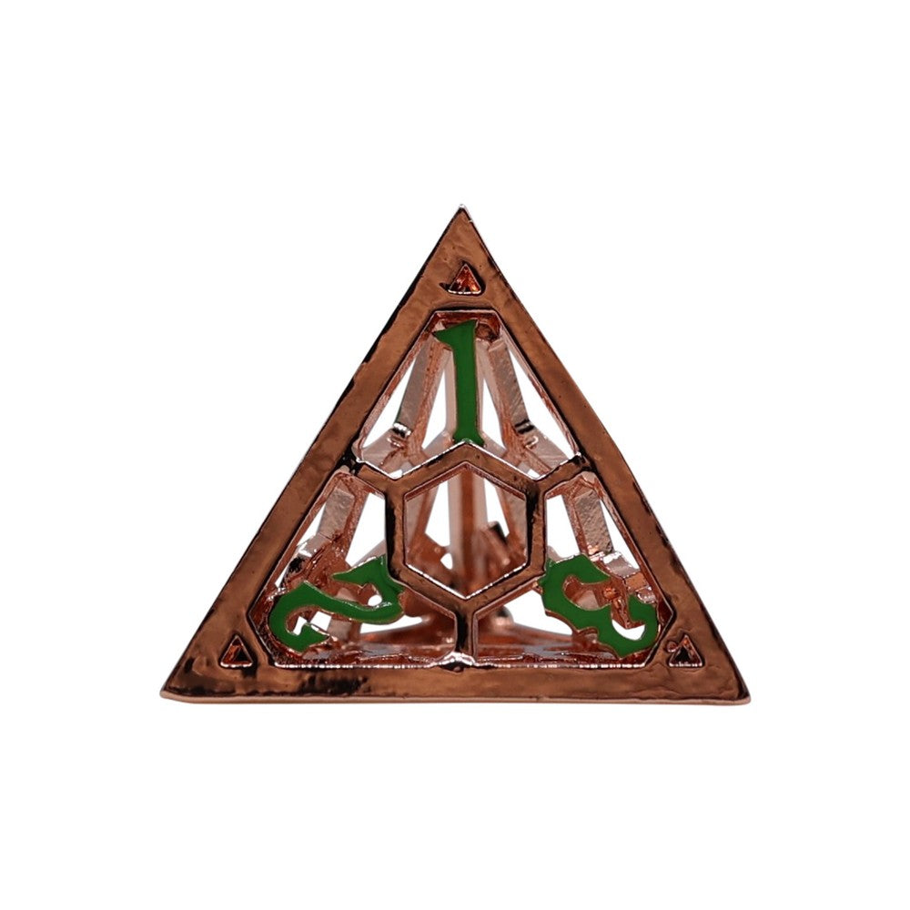 LPG Dice Diamond RPG Set Copper/Green