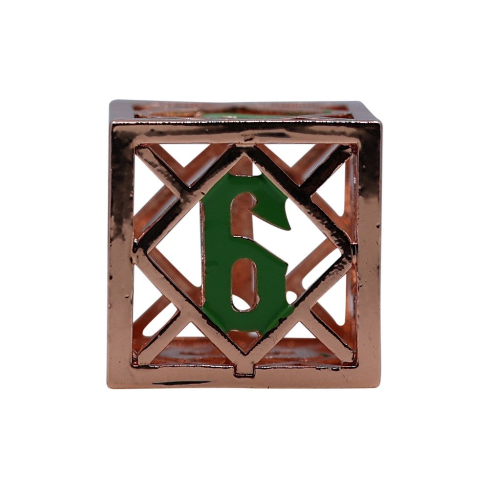 LPG Dice Diamond RPG Set Copper/Green