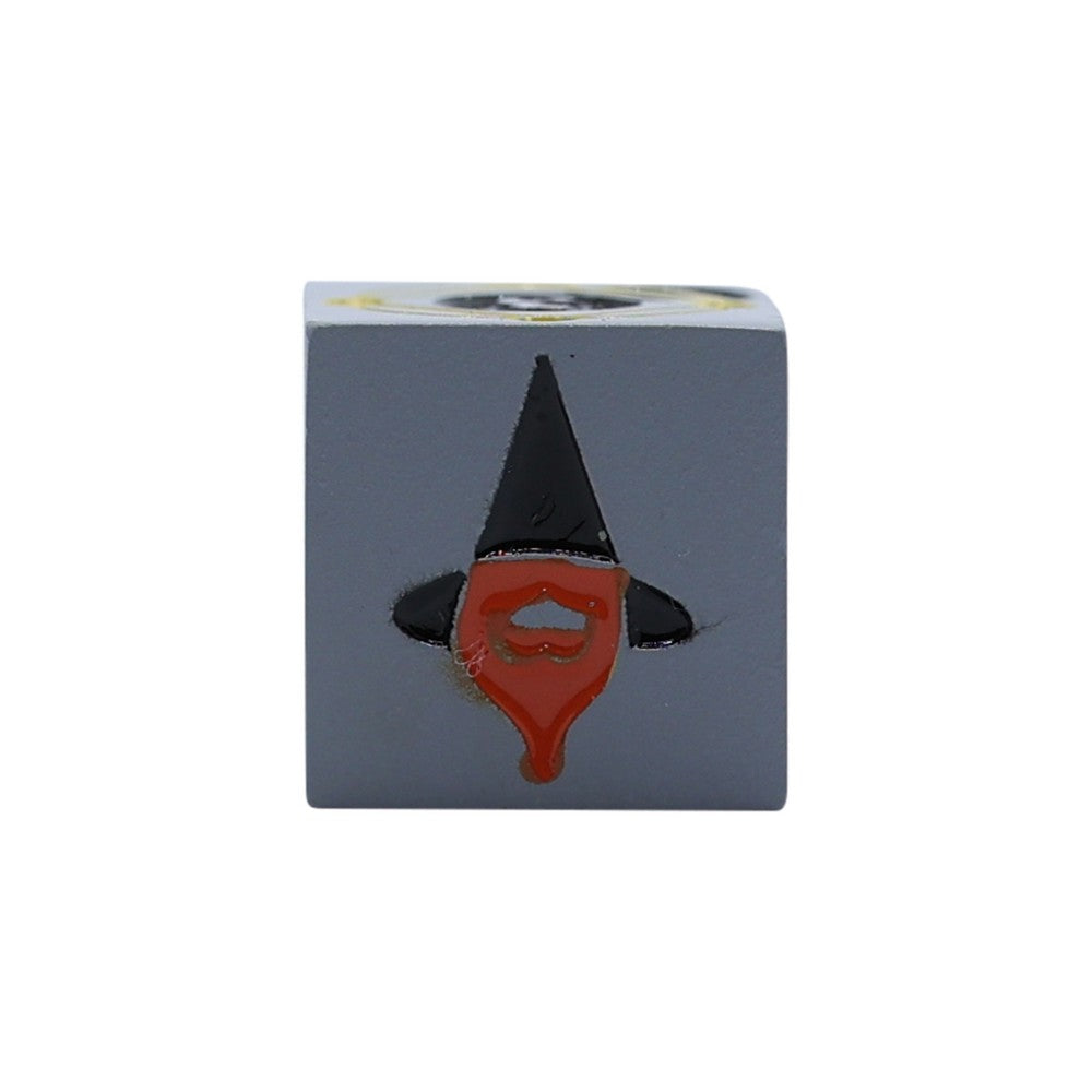 LPG Dice Mage RPG Set Silver/Orange
