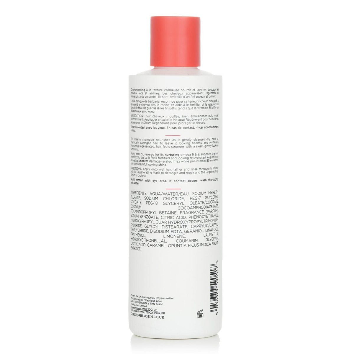 Christophe Robin - Regenerating Shampoo with Prickly Pear Oil - Dry & Damaged Ha